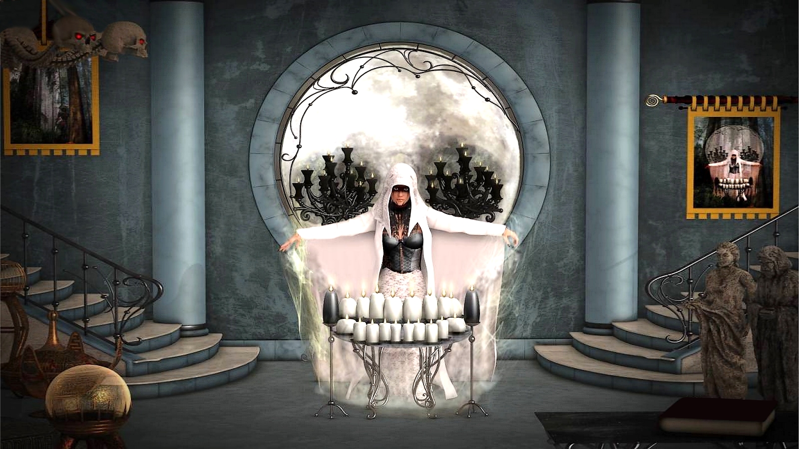 The Horned Moon From The Necronomicon