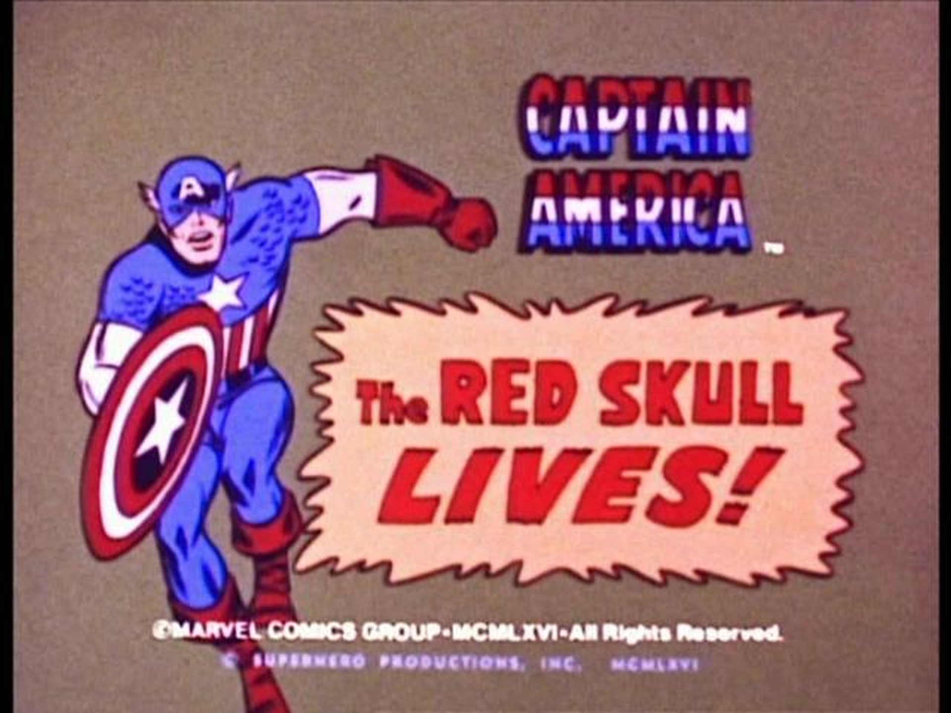 Captain America (1966) Cartoon – Episode 13: The Red Skull Lives